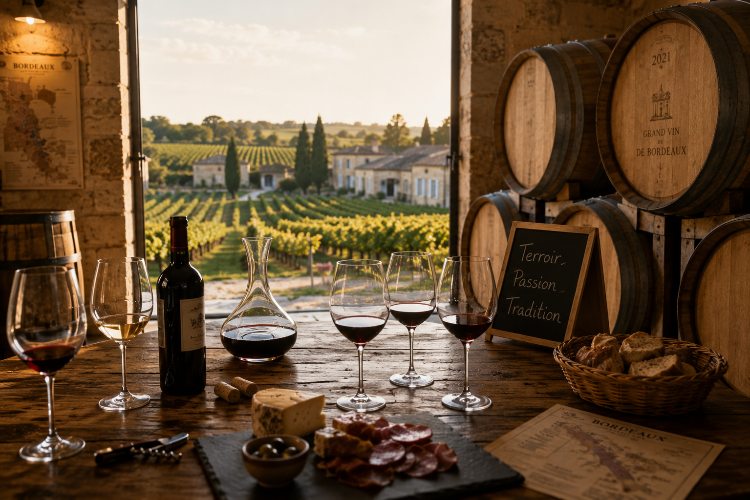 Dégustation vins et terroir, Bordeaux